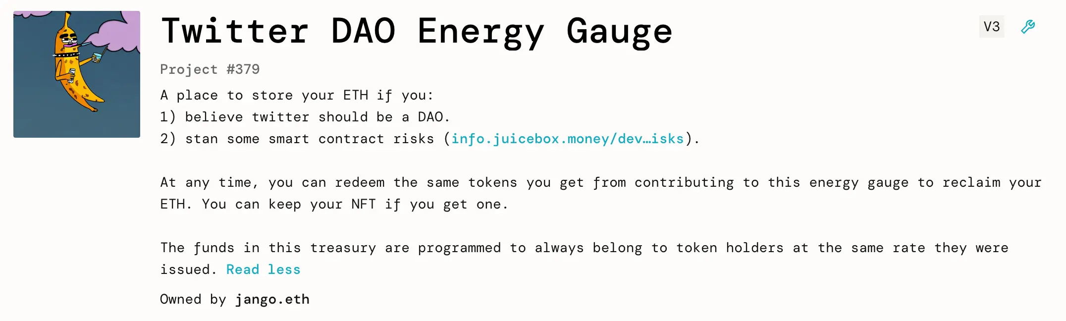 twitter dao energy gauge